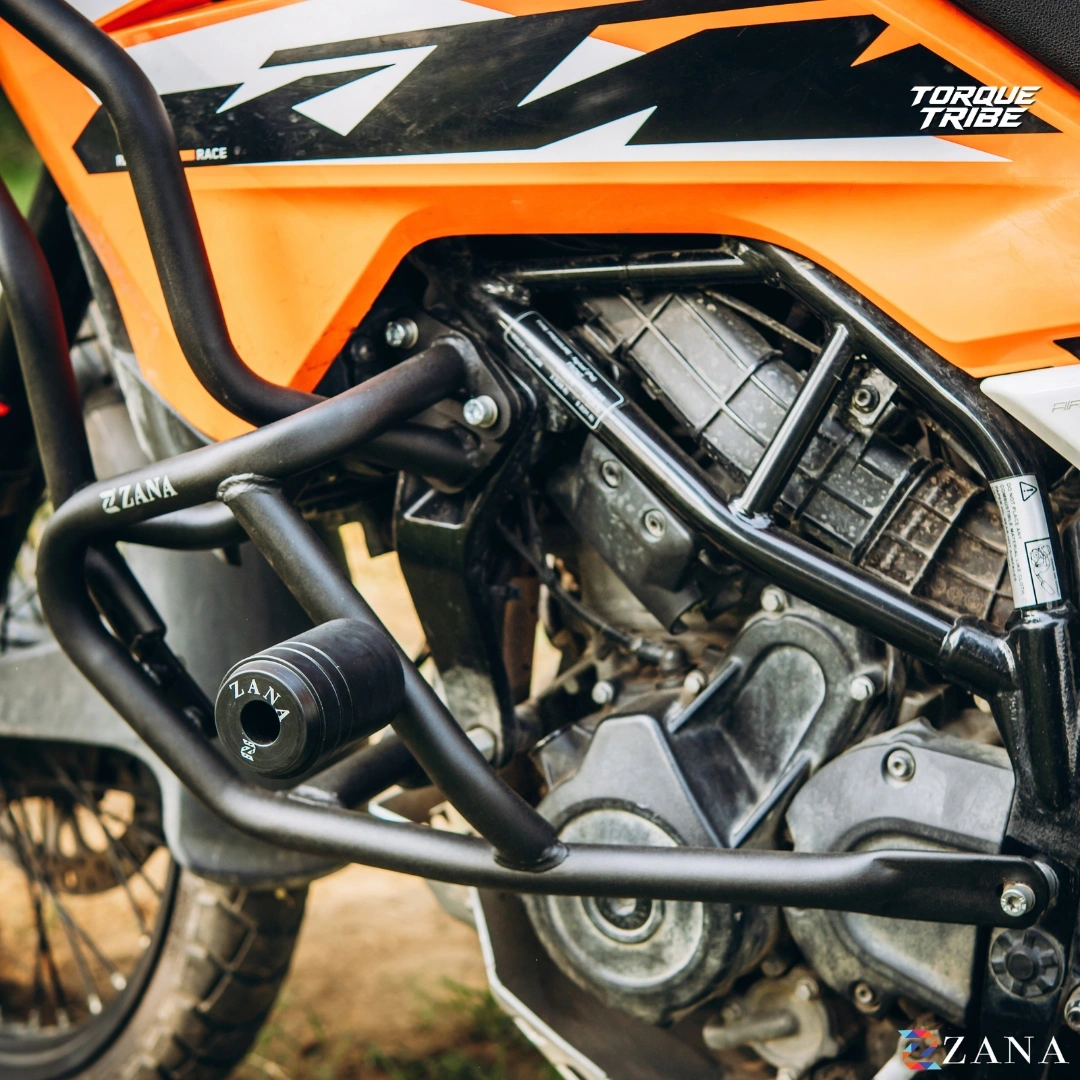 Upper & Lower Crash Guard Set Black for KTM ADV 250 & 390 2025 | Zana 9