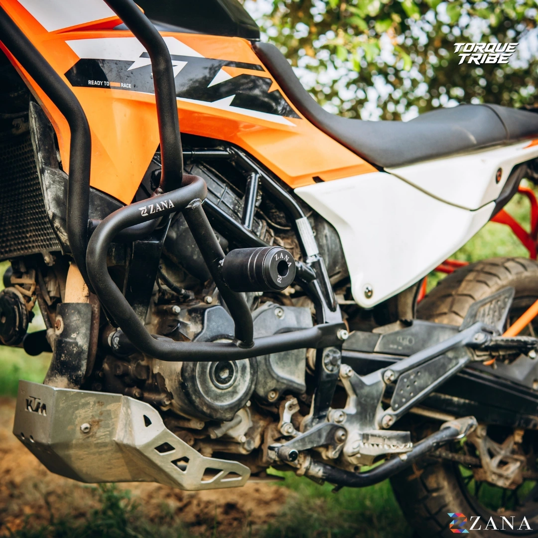 Upper & Lower Crash Guard Set Black for KTM ADV 250 & 390 2025 | Zana 10