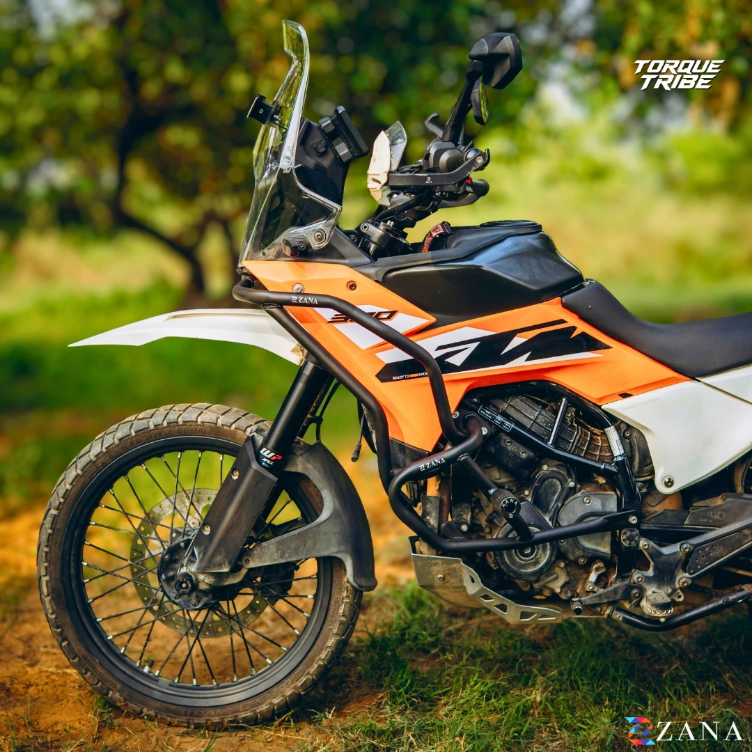 Upper & Lower Crash Guard Set Black for KTM ADV 250 & 390 2025 | Zana 3