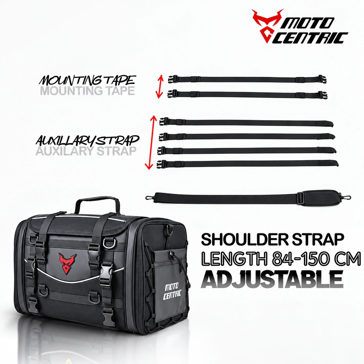 Motorcycle Tail Bag / Backpack | MotoCentric 3