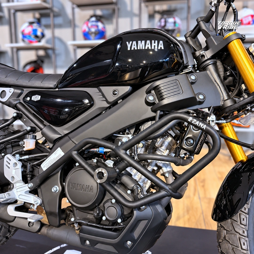 Crash Guard with Sliders for Yamaha XSR 155 | Zana 1