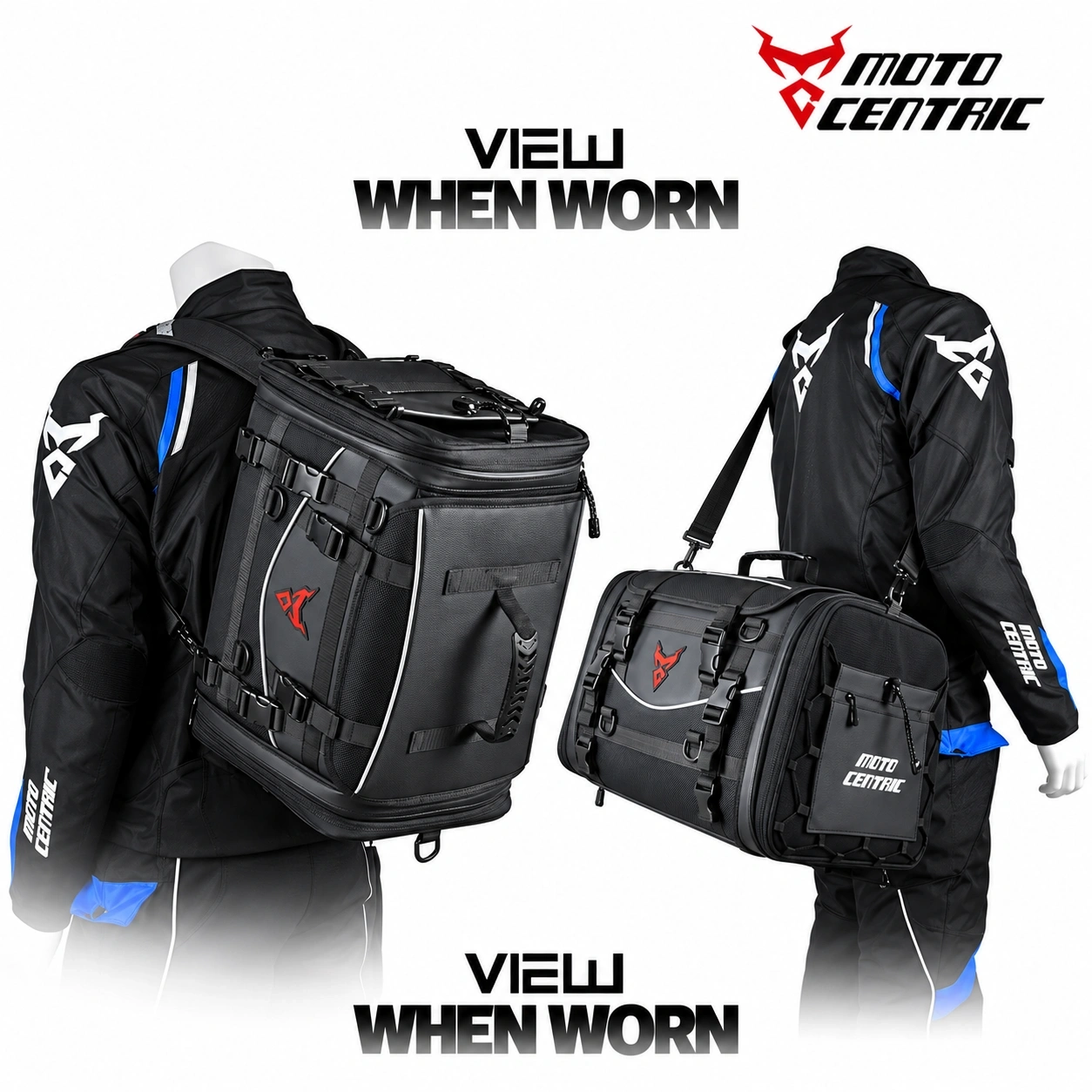 Motorcycle Tail Bag / Backpack | MotoCentric 4