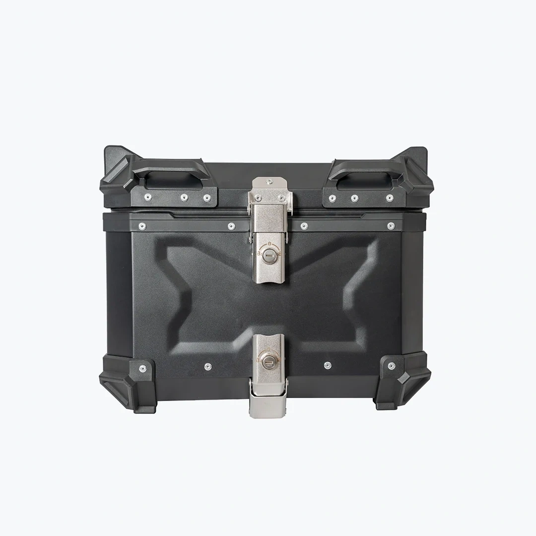 45L Aluminium Top Box with Backrest | MJW 1