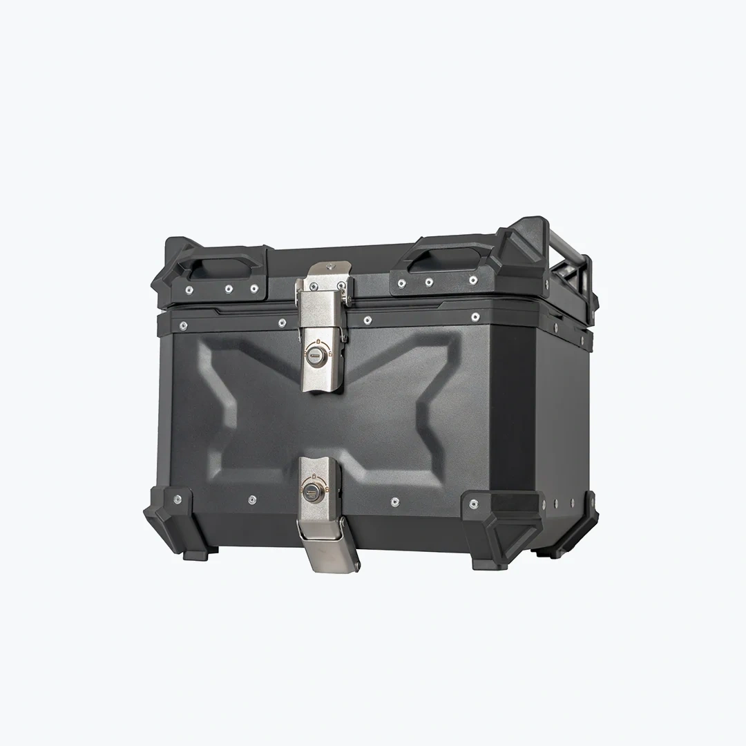 45L Aluminium Top Box with Backrest | MJW 2