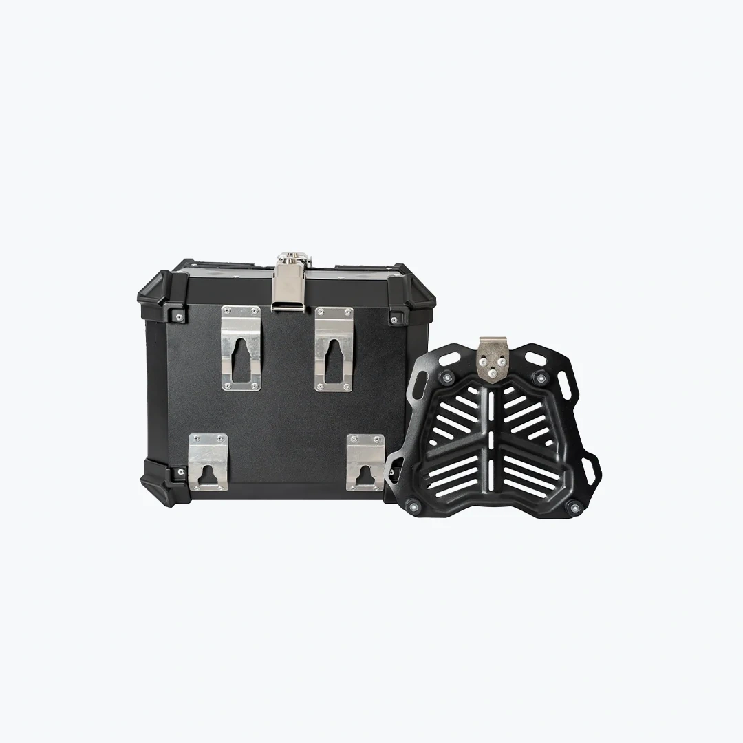 45L Aluminium Top Box with Backrest | MJW 5