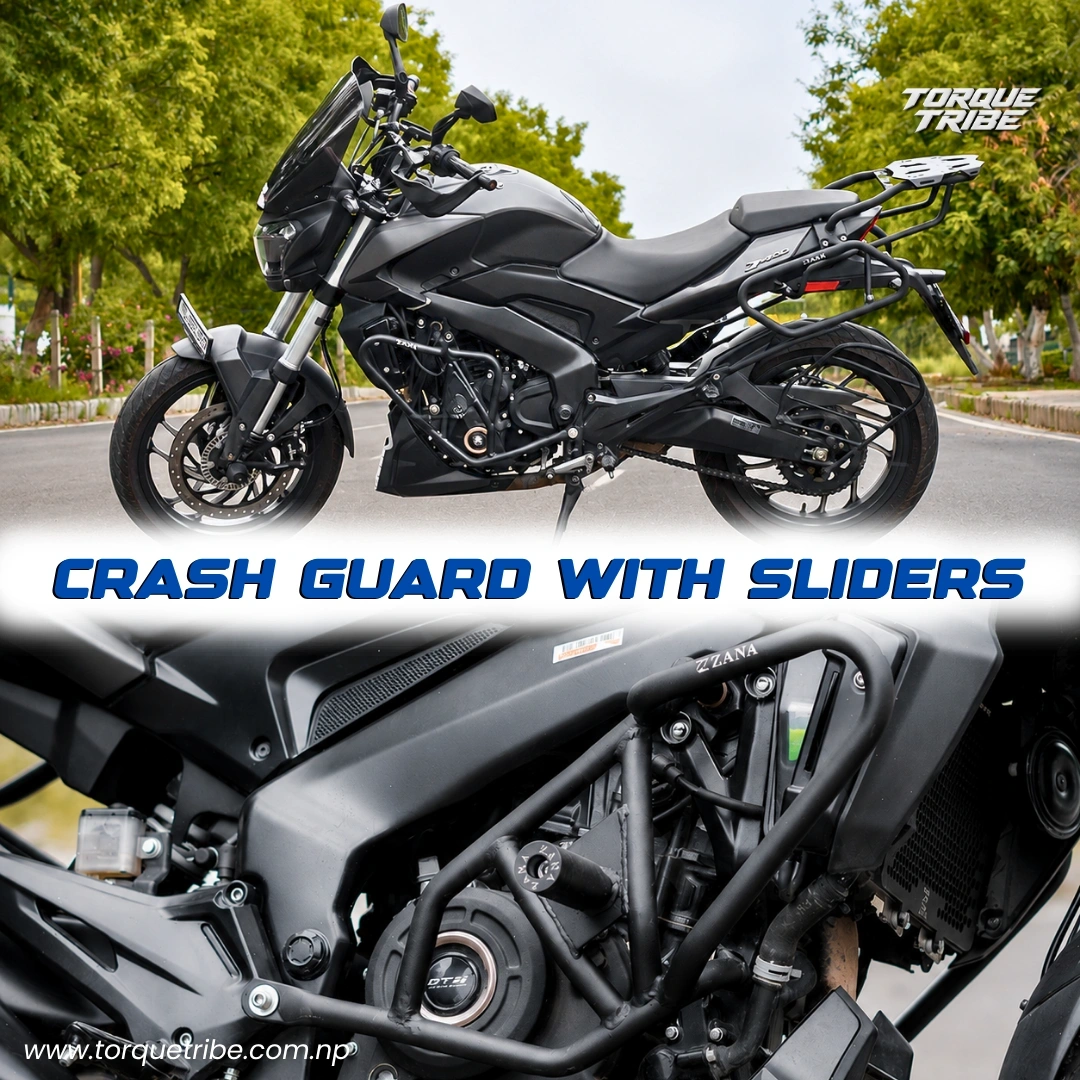 Crash Guard with Slider for Bajaj Dominar 400 | Zana 1
