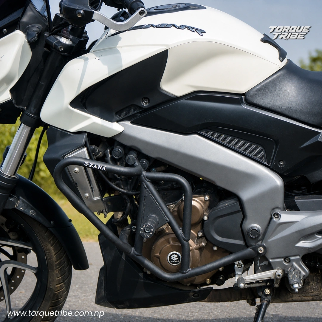 Crash Guard with Slider for Bajaj Dominar 400 | Zana 7