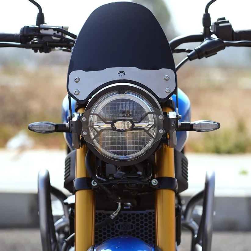 Acrylic Headlight Guard for Yamaha XSR 155 | Moto Torque 1