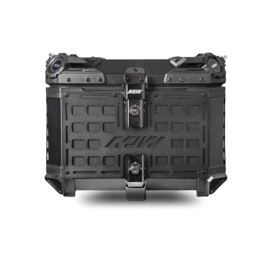 Heavy Armor 45L Aluminium Alloy Motorcycle Top Box with Backrest | MJW 8