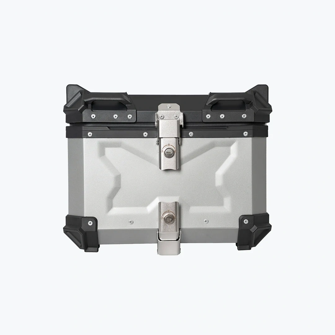 45L Aluminium Top Box with Backrest | MJW 1