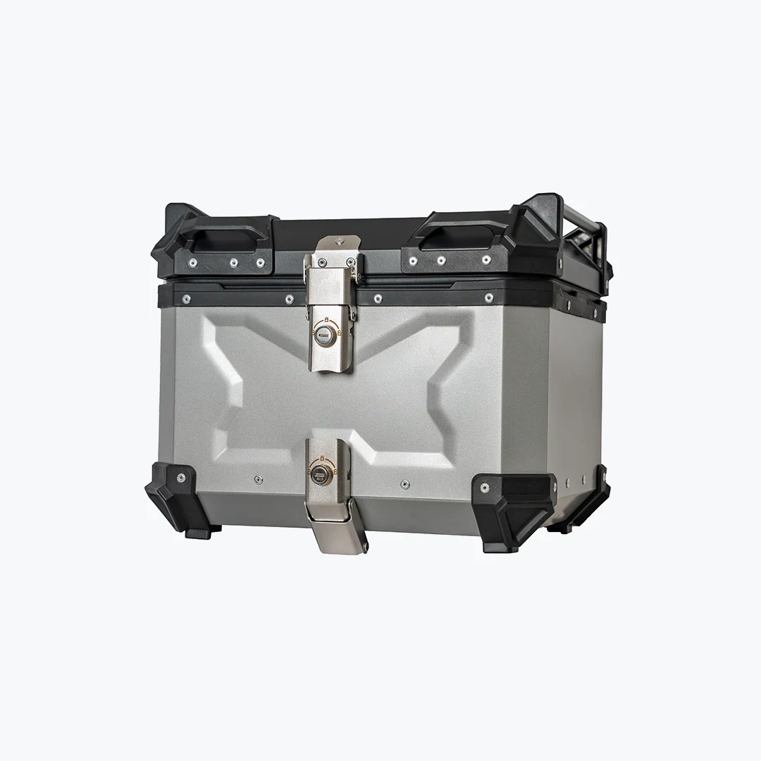 45L Aluminium Top Box with Backrest | MJW 2