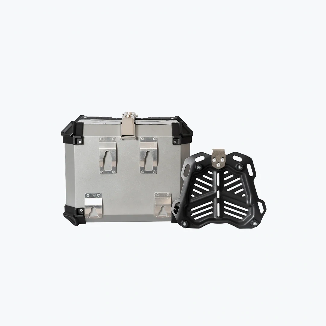 45L Aluminium Top Box with Backrest | MJW 4