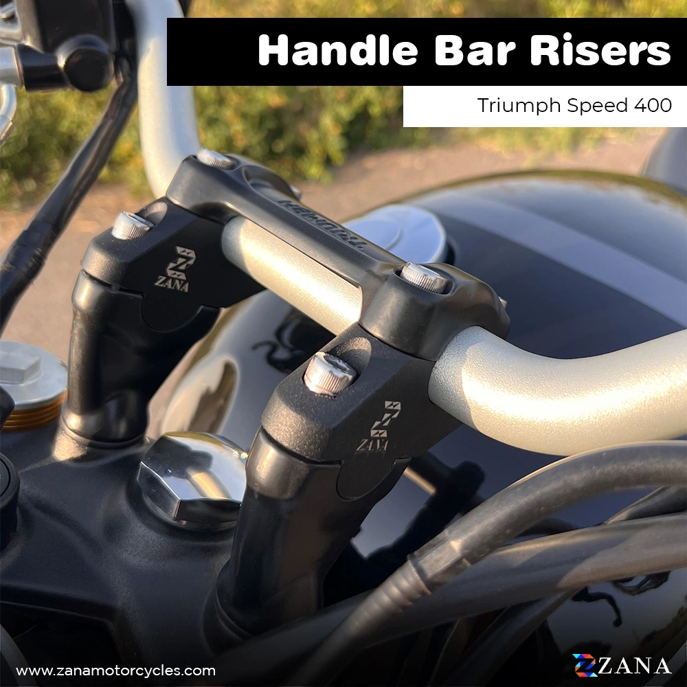 Zana-Offset Handlebar Riser Black for Triumph Speed 400 / Speed T4 1