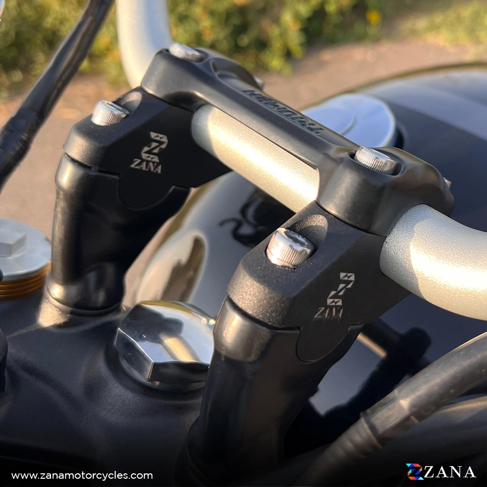 Zana-Offset Handlebar Riser Black for Triumph Speed 400 / Speed T4 6