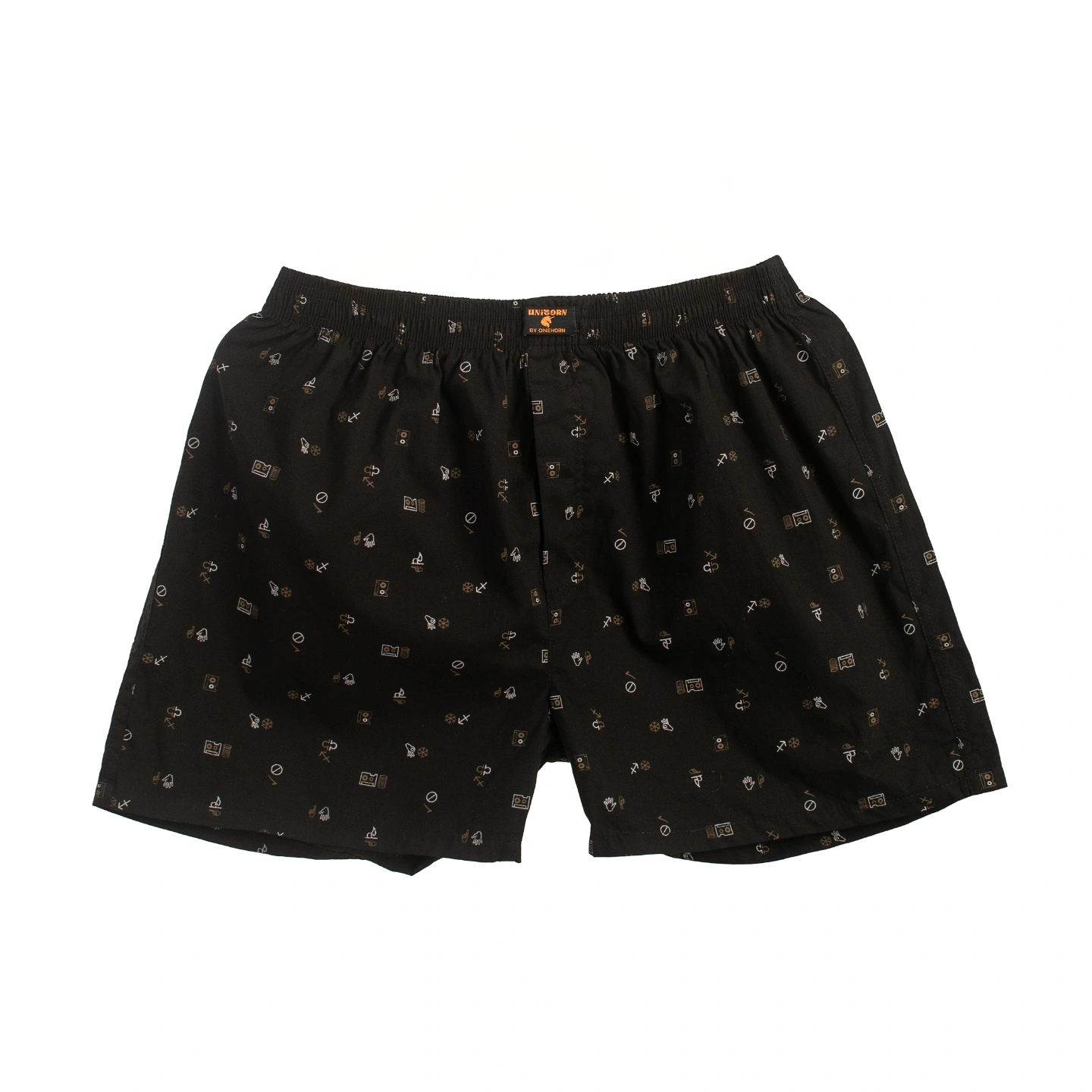 UNICORN BY ONE HORN – ANCHOR BLACK (100% cotton) 1