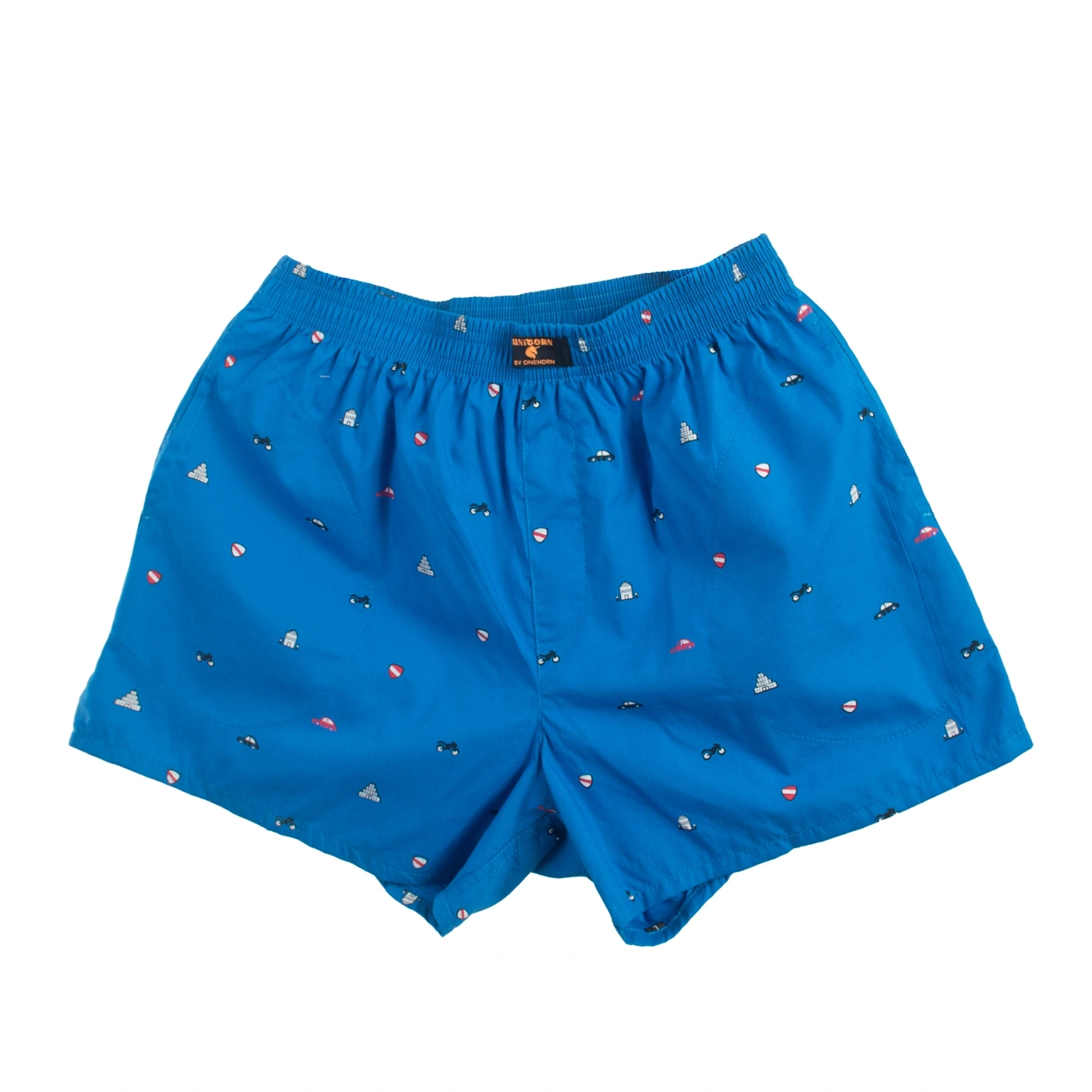 UNICORN BY ONE HORN – URBAN BLUE (LADIES BOXER WITH POCKETS) 1