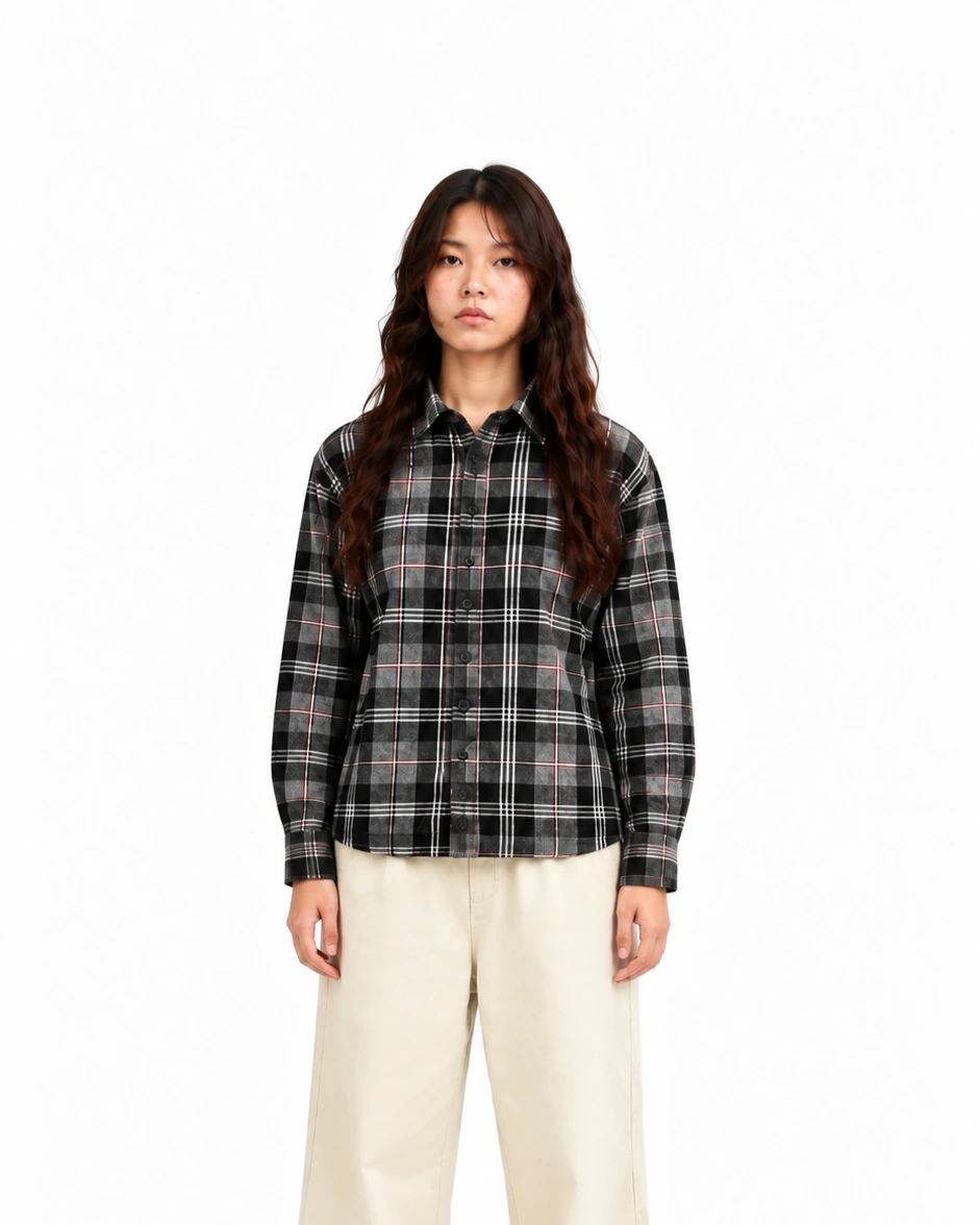 Graphite Check Flannel 2