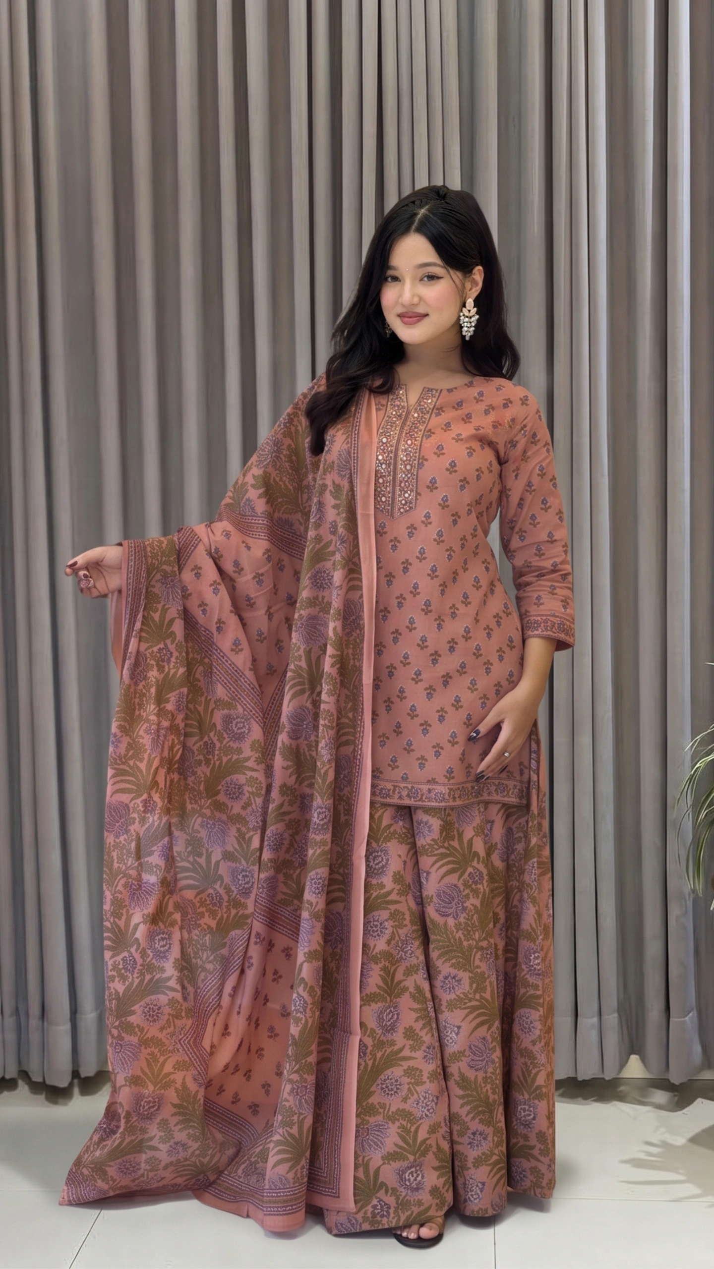 Floral Printed Sarara Set -Series M114 1