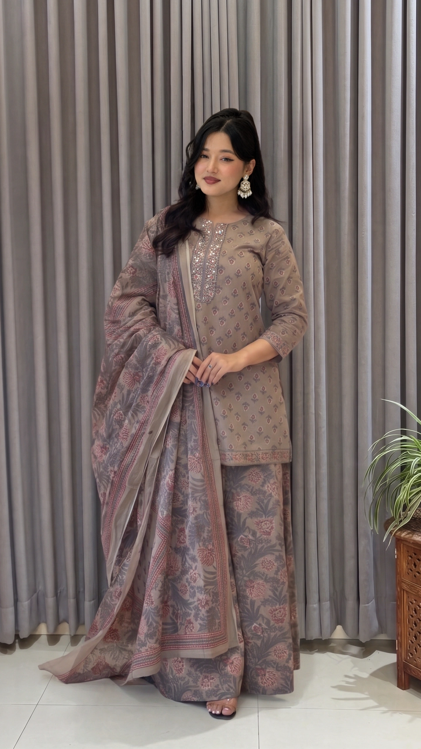 Floral Printed Sarara Set -Series M114 1
