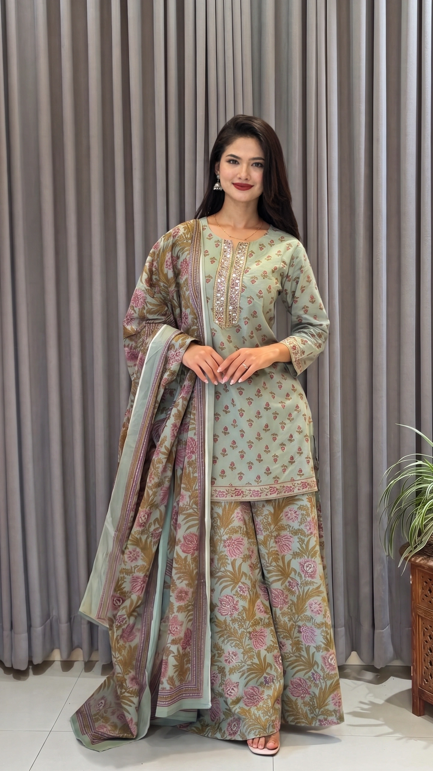 Floral Printed Sarara Set -Series M114 1