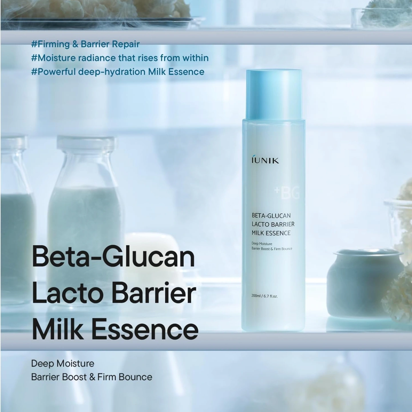 Iunik Beta-Glucan Lacto Barrier Milk Essence, 200ml 2
