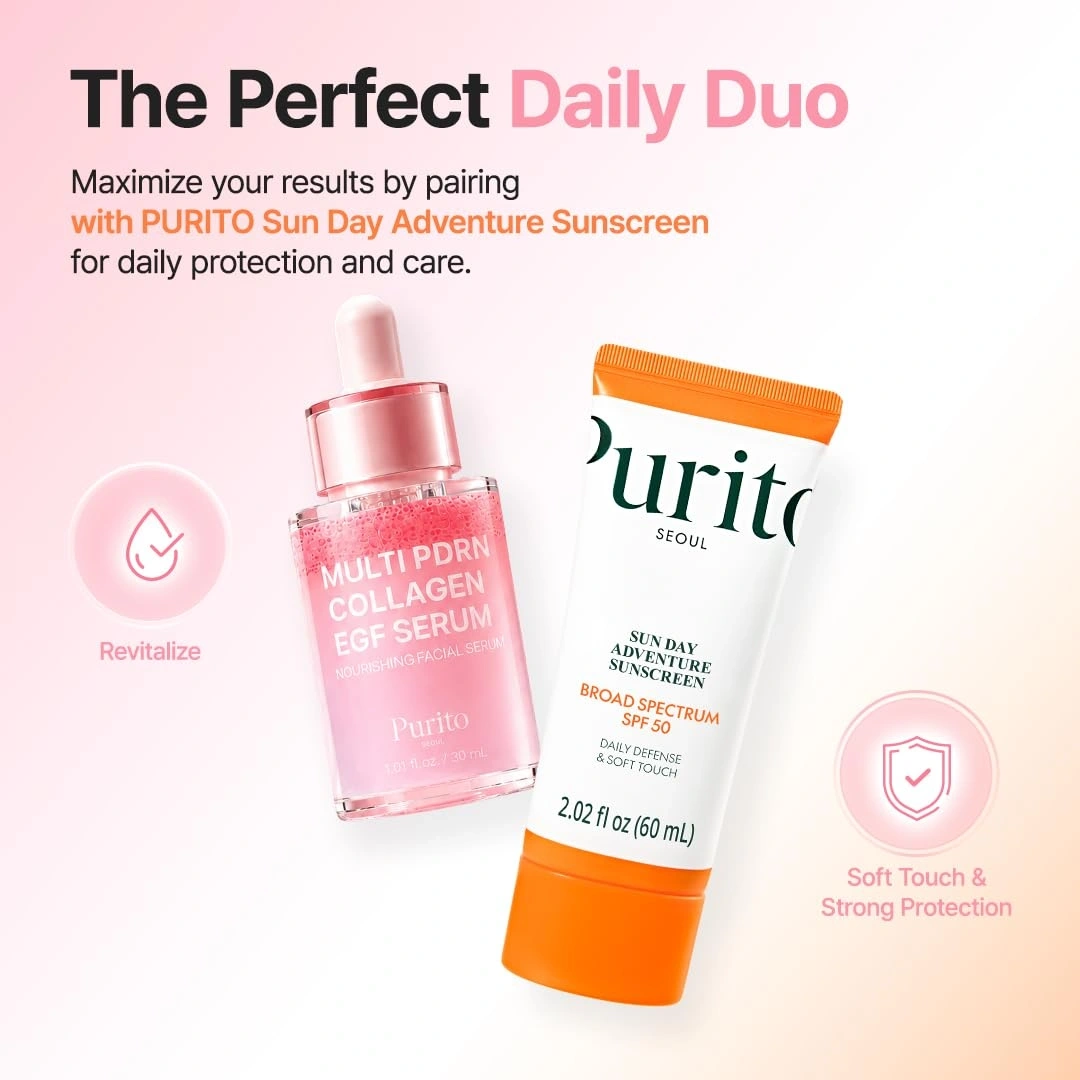 Purito Multi PDRN Collagen EGF Serum, 30ml 6