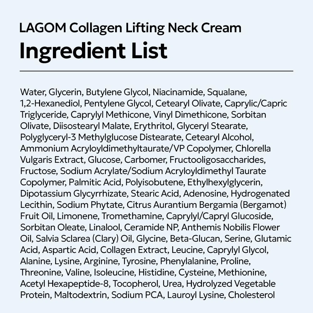 Lagom Collagen Lifting Neck Cream, 50ml 10