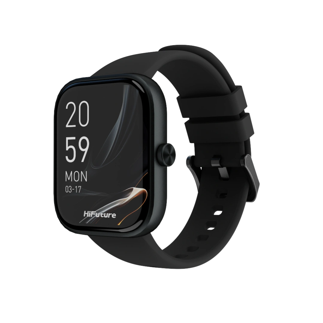 HiFuture Lume Smartwatch | 1 ATM Water Resistance | Dual Core Processor | 1.85" Bright IPS Display | Up To 7 Days Battery Life | Wireless Calling | 24/7 Health Monitoring | Aerospace Light Ultra Weight Aluminum Body | 100+ Sports Mode - LanizHub 2