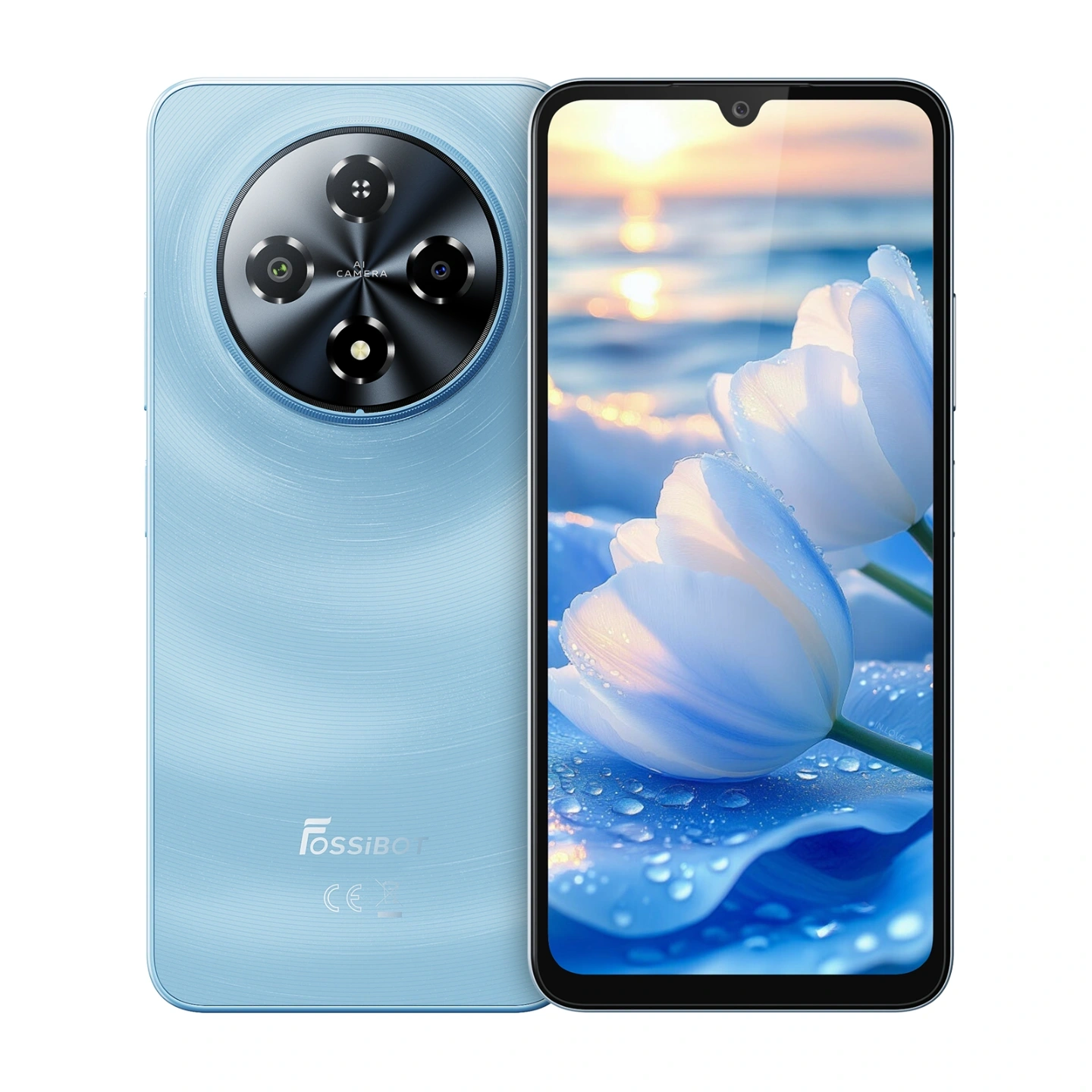 FOSSiBOT S5 Pro Smartphone | 6.88” 120Hz Display | 6000mAh Battery | 8GB+256GB | Android 15 | Dual SIM 4G | 50MP Camera | Slim 8.5mm 1