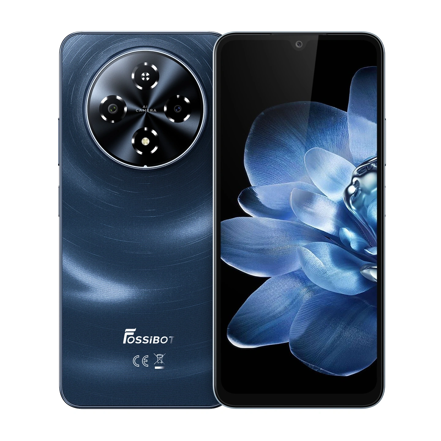 FOSSiBOT S5 Pro Smartphone | 6.88” 120Hz Display | 6000mAh Battery | 8GB+256GB | Android 15 | Dual SIM 4G | 50MP Camera | Slim 8.5mm 2