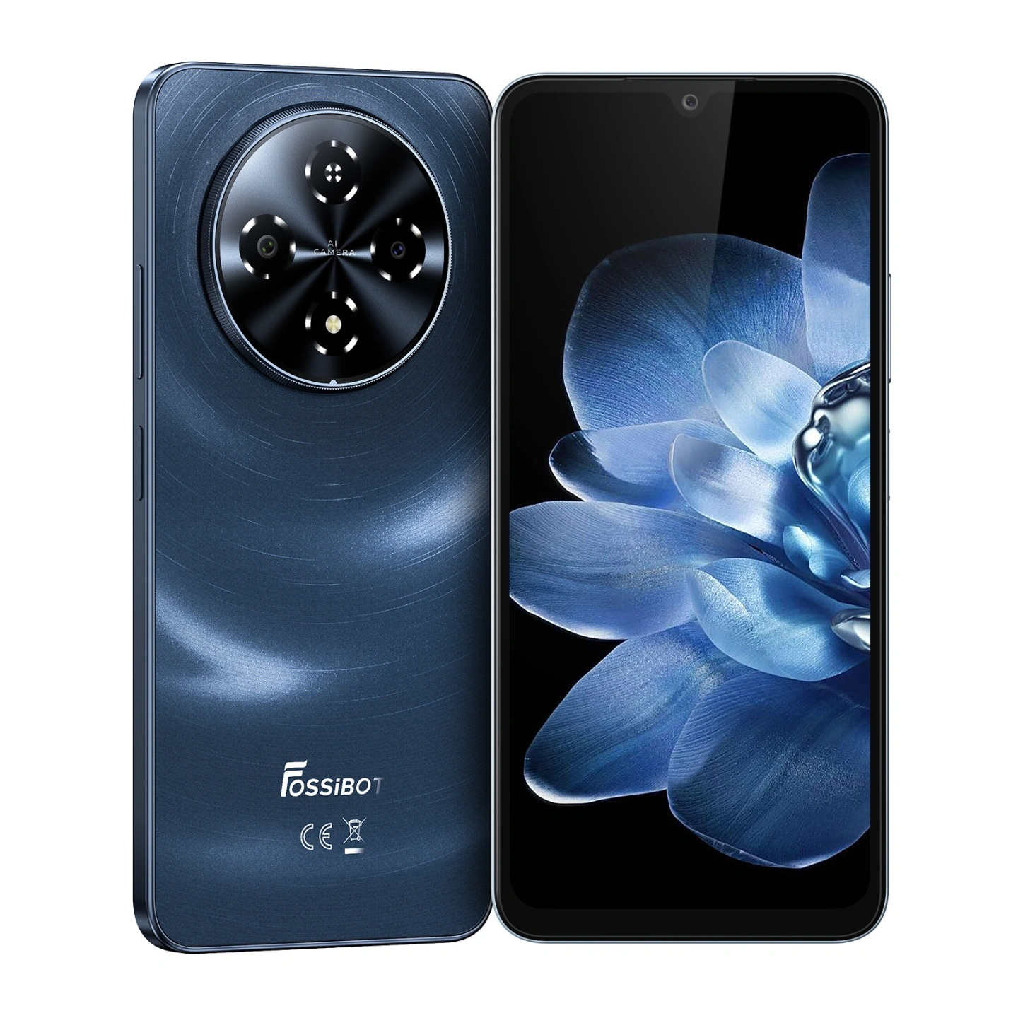 FOSSiBOT S5 Pro Smartphone | 6.88” 120Hz Display | 6000mAh Battery | 8GB+256GB | Android 15 | Dual SIM 4G | 50MP Camera | Slim 8.5mm 4