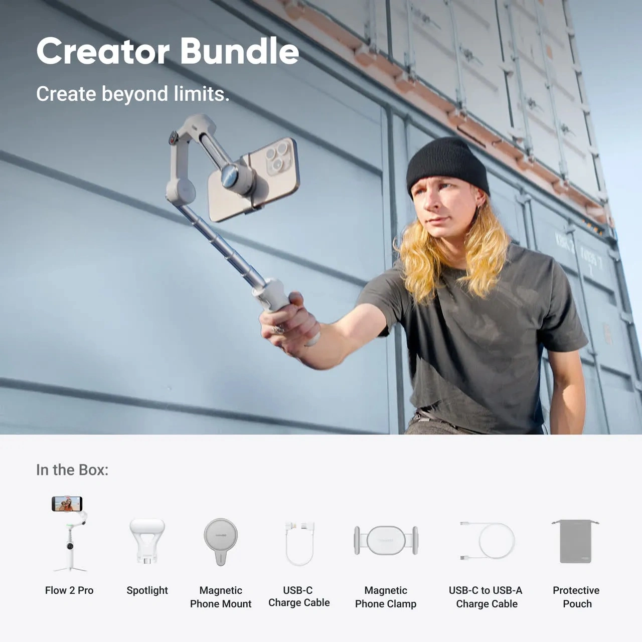 Insta360 Flow 2 Pro Creator Bundle