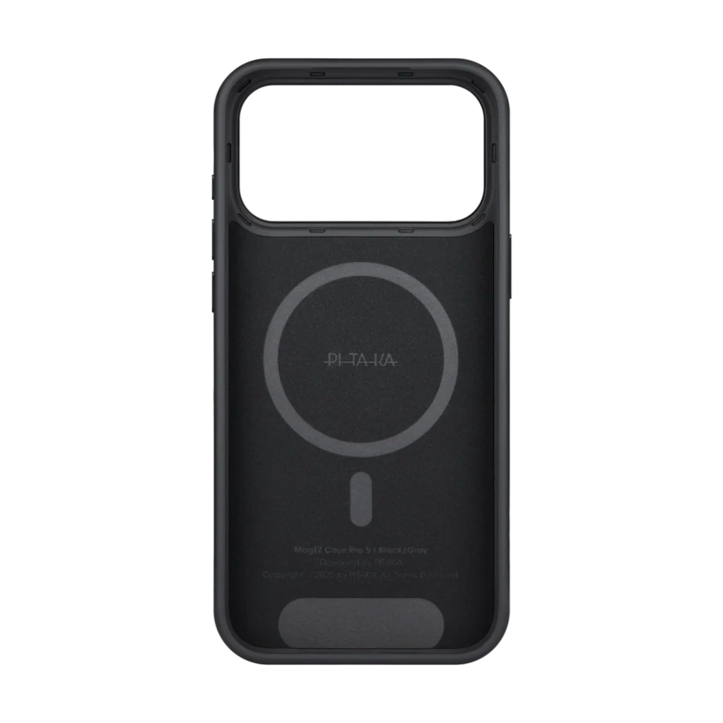 Pitaka Aramid UltraGuard Case for iPhone 17 Pro Max (Black/Grey Twill)