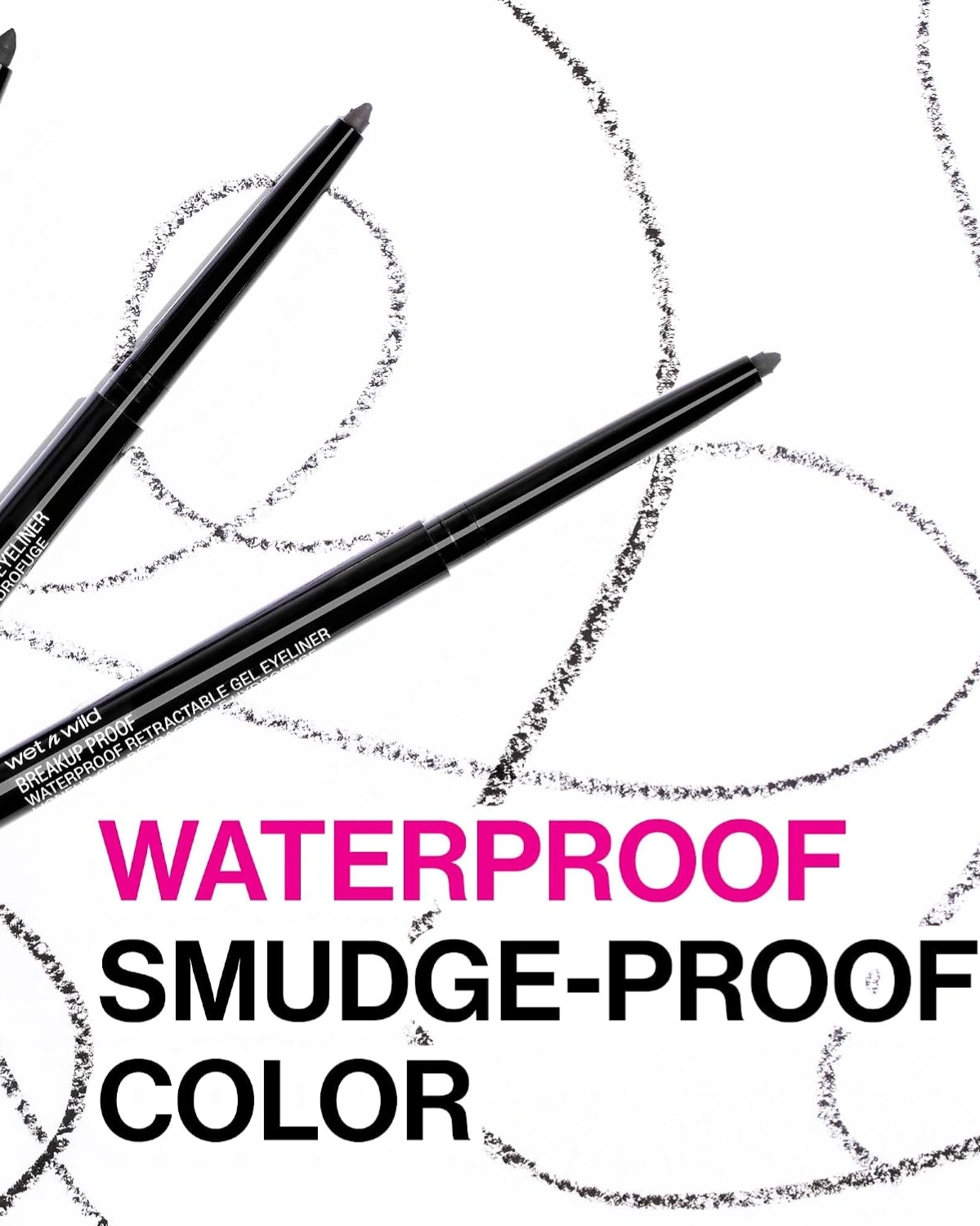 wet n wild Mega Last Breakup Proof Retractable Eyeliner - Ultra-Fine Brush, Waterproof,16-Hour Long-Lasting Wear - Cruelty-Free & Vegan 3