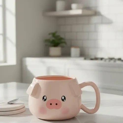 Pink Piggy Mugs 3