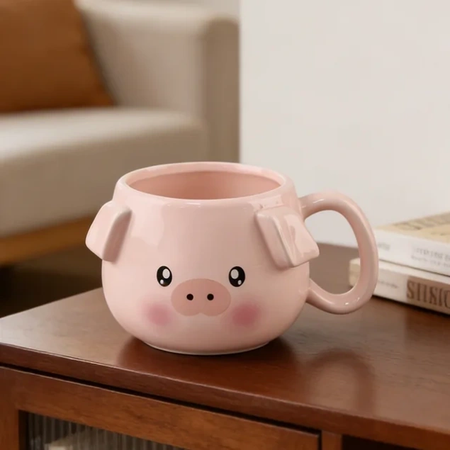Pink Piggy Mugs 1