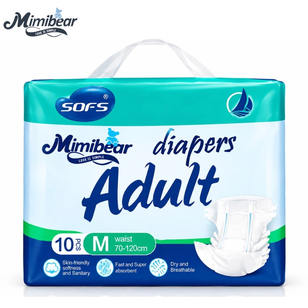 MIMIBEAR SOFS PREMIUM ADULT DIAPER TAPE STYLE MEDIUM LARGE XL SIZE 1