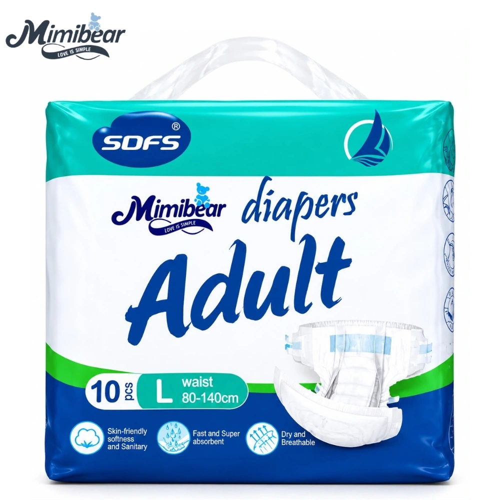 MIMIBEAR SOFS PREMIUM ADULT DIAPER TAPE STYLE MEDIUM LARGE XL SIZE 2