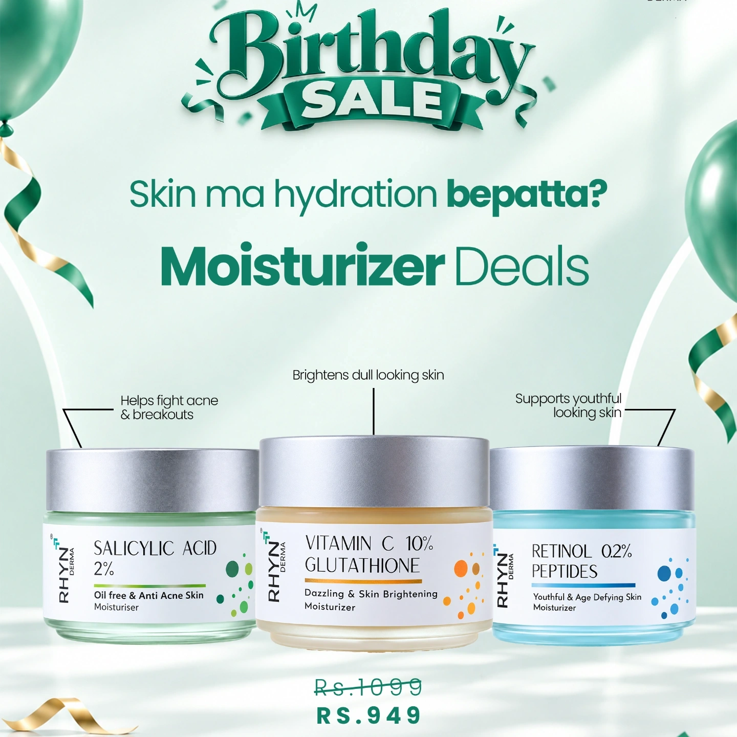 Birthday Moisturiser Deal — Rs.949 1