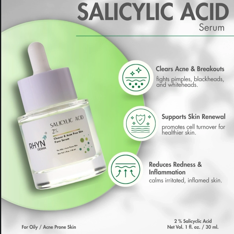 RHYN Salicylic Acid 2% Serum | Acne & Oil Control Face Serum – 30ml 2