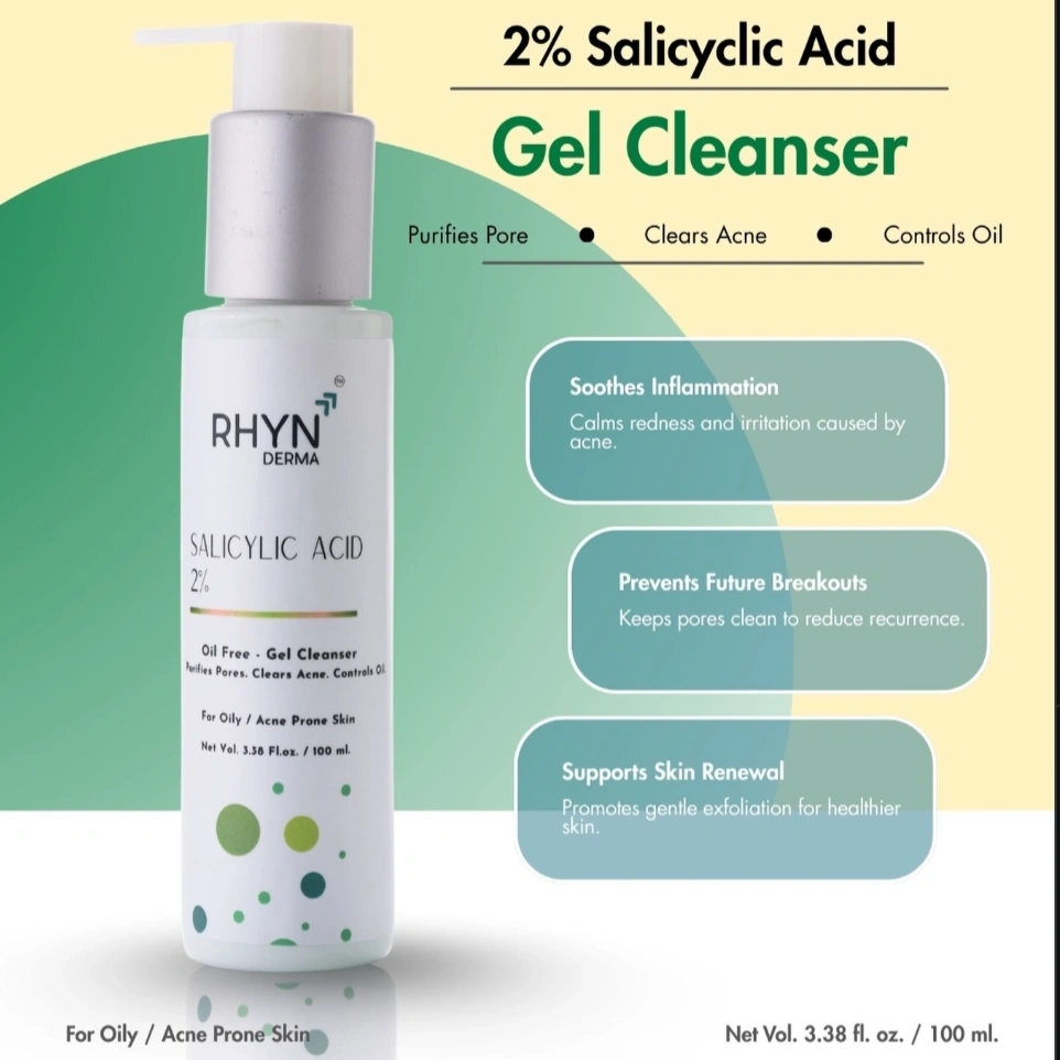 RHYN Salicylic Acid 2% Cleanser | Oil-Free Anti-Acne Face Wash – 100ml 2