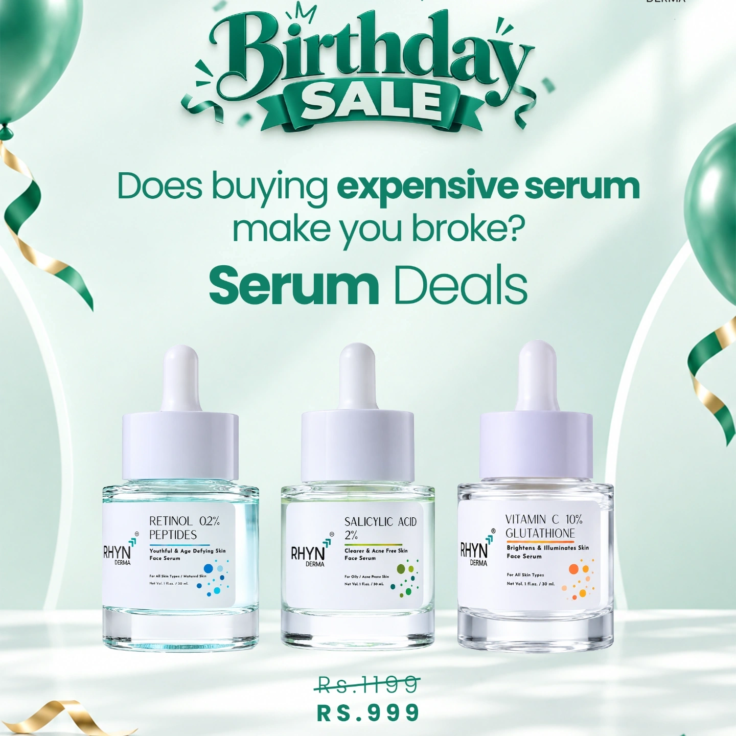 Birthday Serum Deal — Rs.999 1
