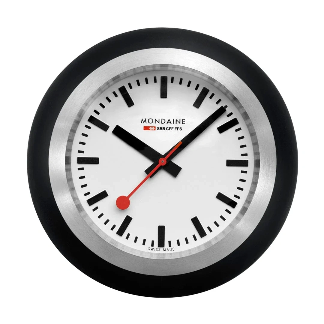 Mondaine 60mm A660.30335.16SBO Globe Clock Black 1