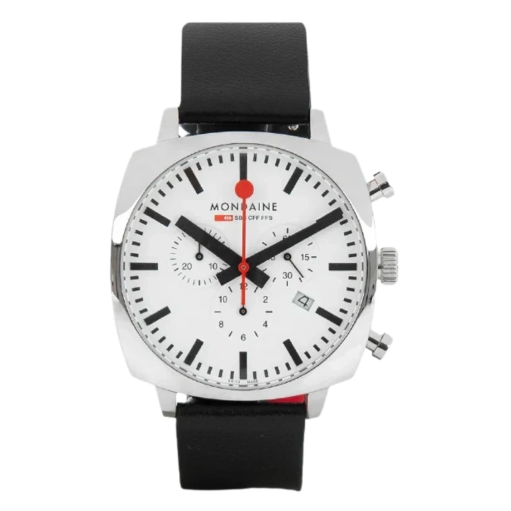 Mondaine Grand Cushion 41mm MSL.41410.LBV Men's Watch 1
