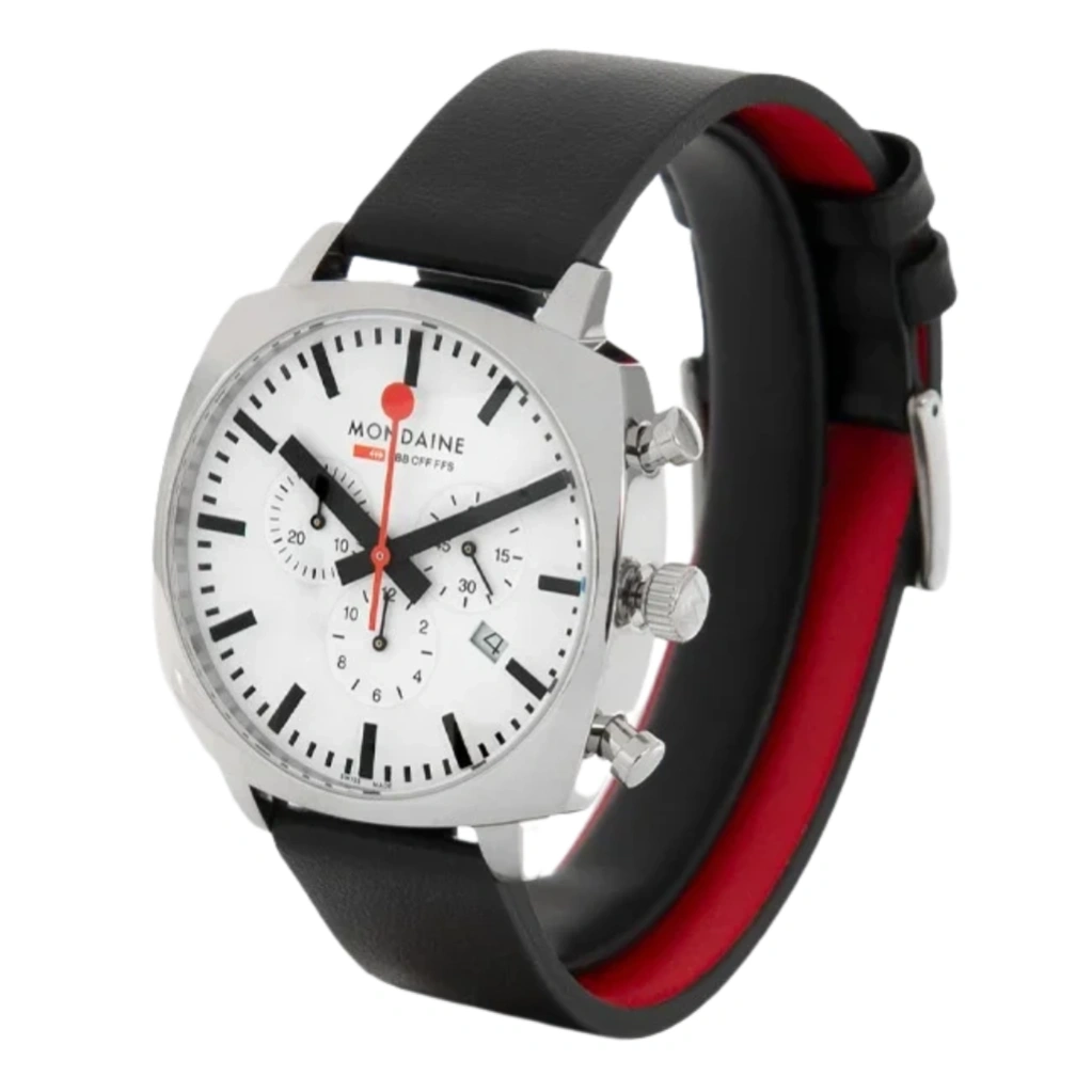 Mondaine Grand Cushion 41mm MSL.41410.LBV Men's Watch 2