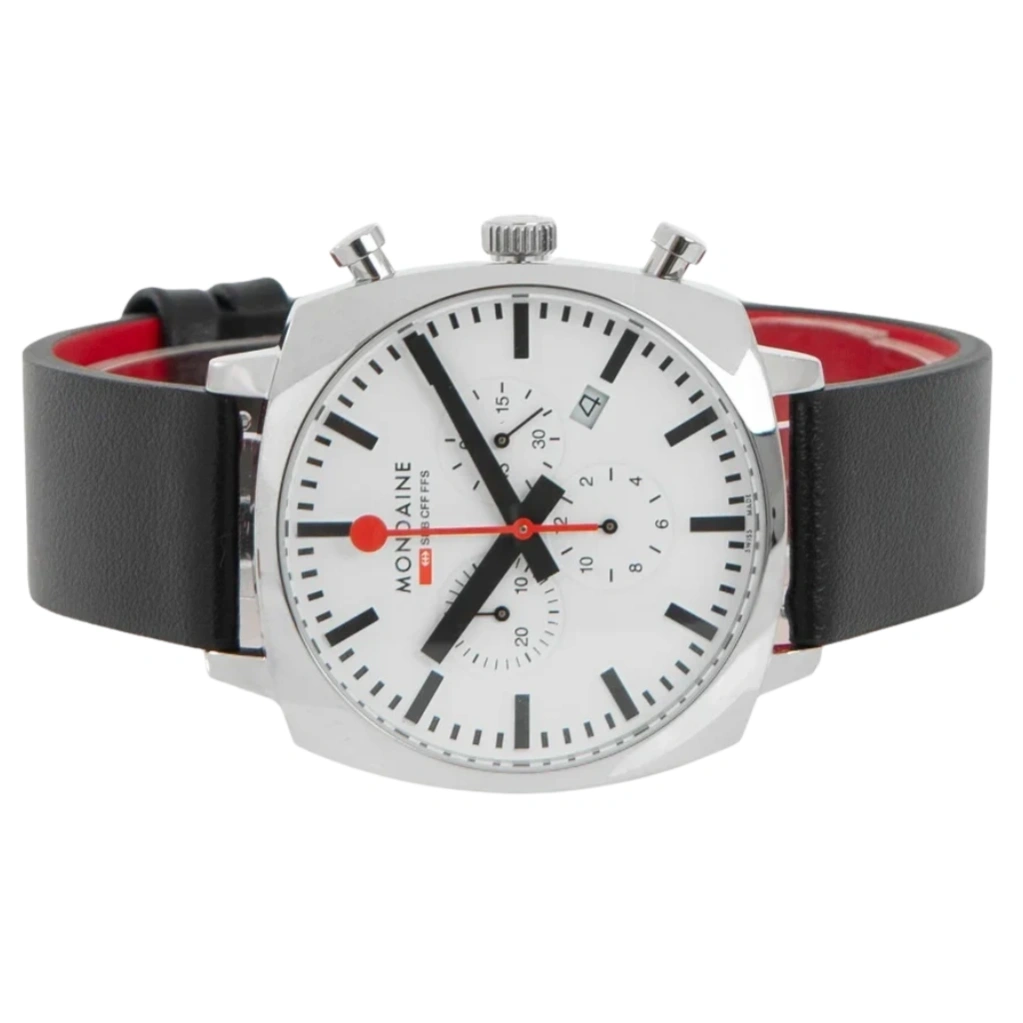 Mondaine Grand Cushion 41mm MSL.41410.LBV Men's Watch 3