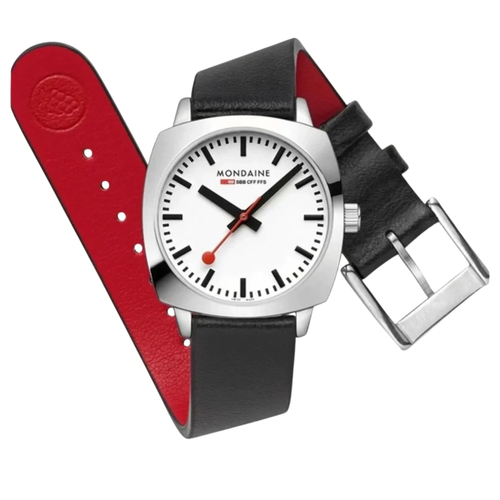 Mondaine Petite Cushion 31mm MSL.31110.LBV Ladies Watch 2