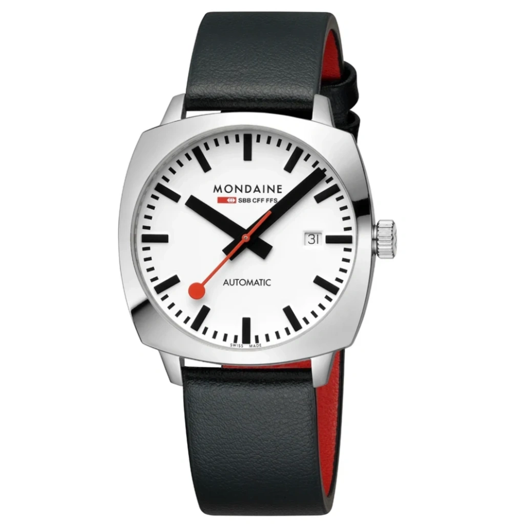 Mondaine Cushion Automatic 39mm MSL.3961B.LBV Men's Watch 1