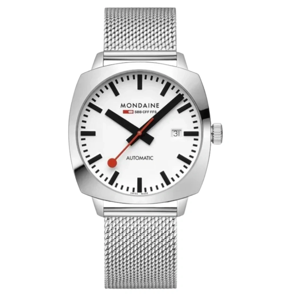 Mondaine Cushion Automatic 39mm MSL.3961B.SM Men's Watch 1