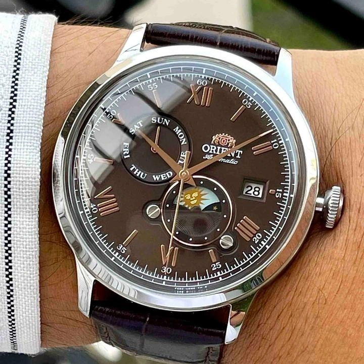 Orient Bambino Sun & Moon 41.5mm RA-AK0804Y 2